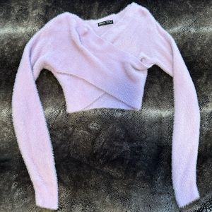 Purple Fluffy Sweater